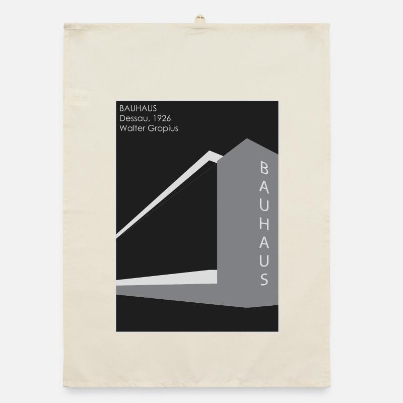 Modern architecture: Bauhaus Organic dish towel