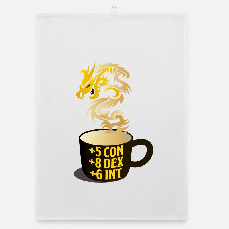 Dragon Steam RPG Stat Mug Torchon bio