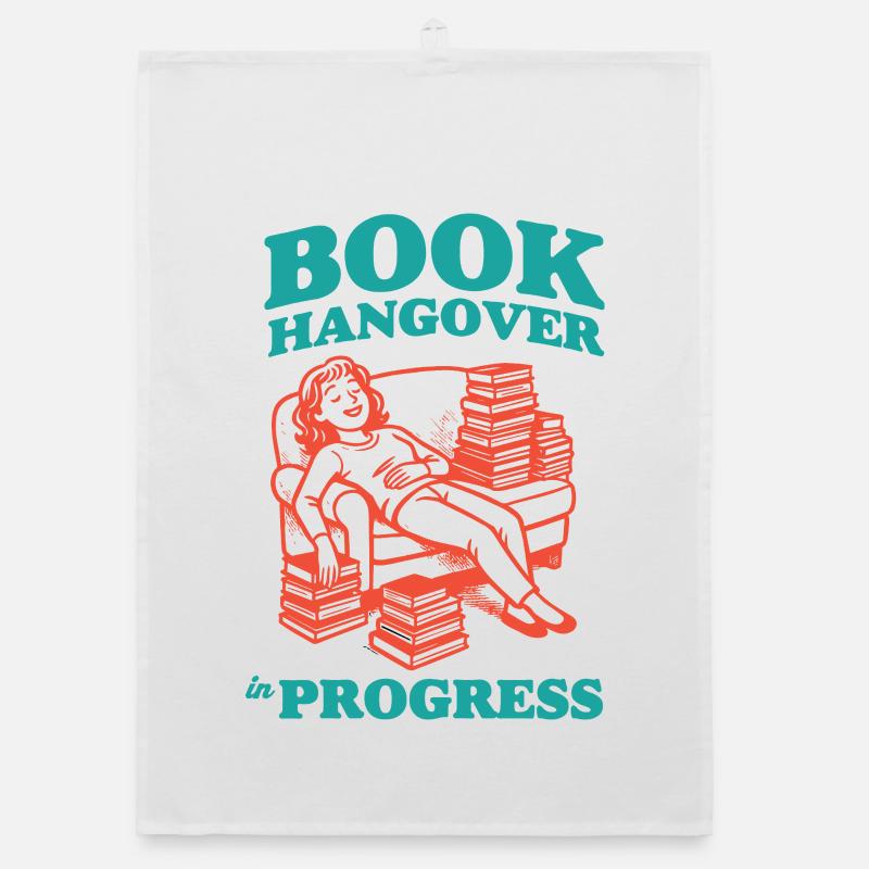 Book Hangover Organic dish towel