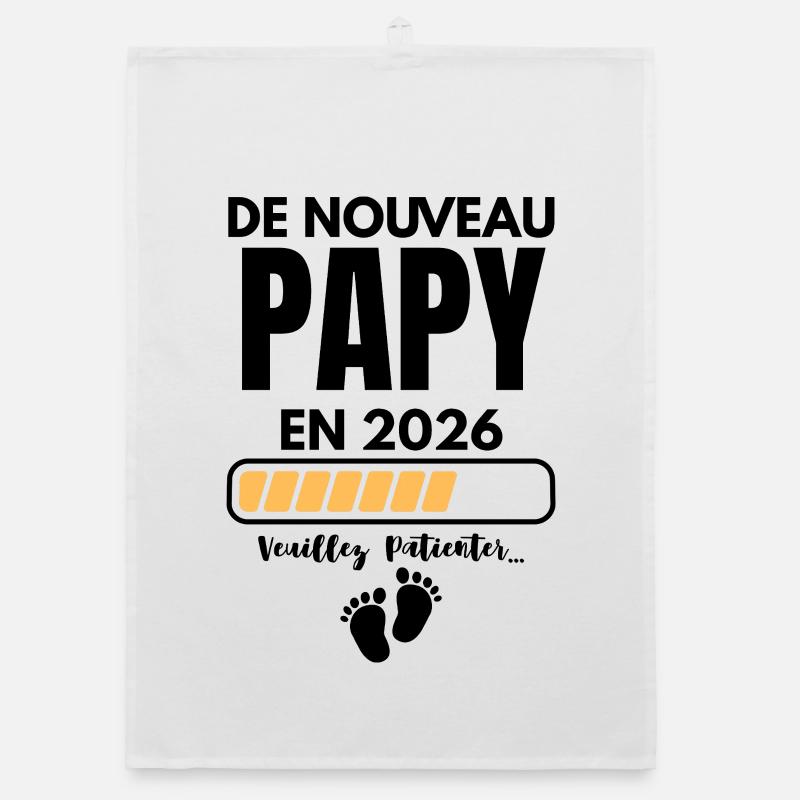 Grandpa again in 2026 please wait Organic dish towel