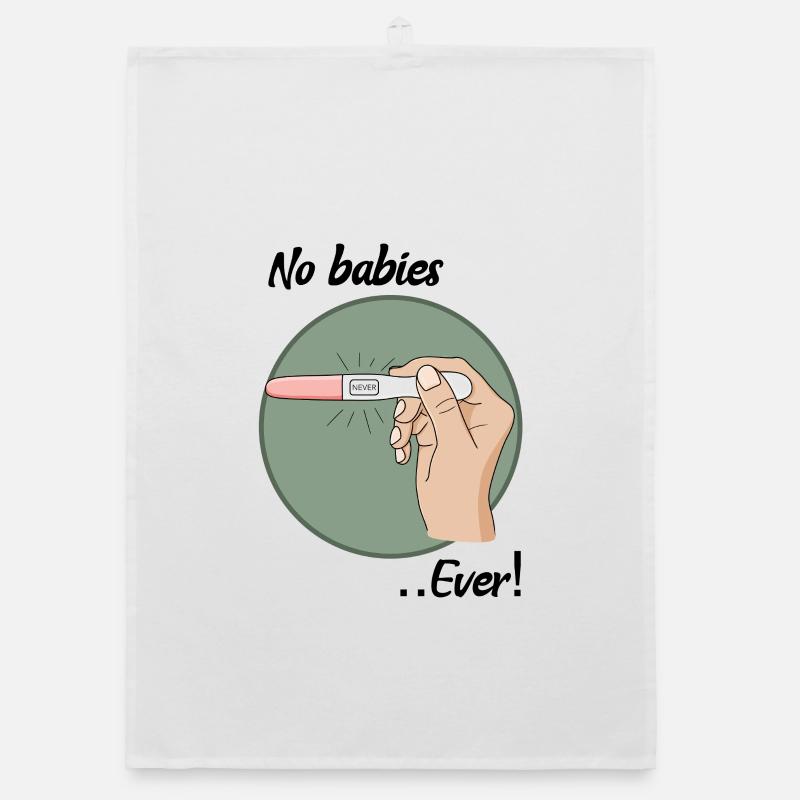 Pas de bébés Torchon bio