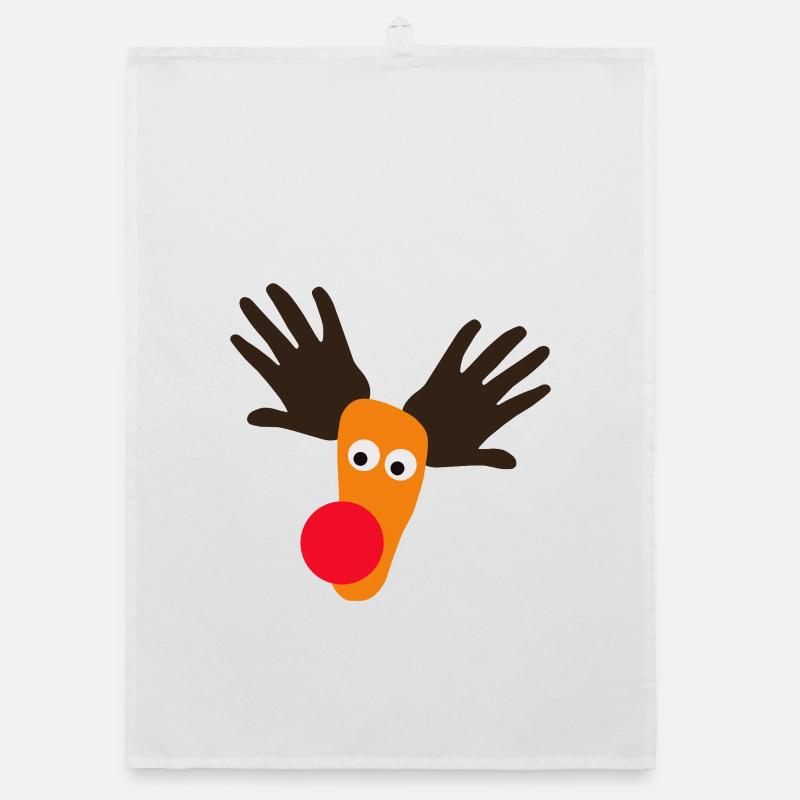 Renne de Noël Torchon bio