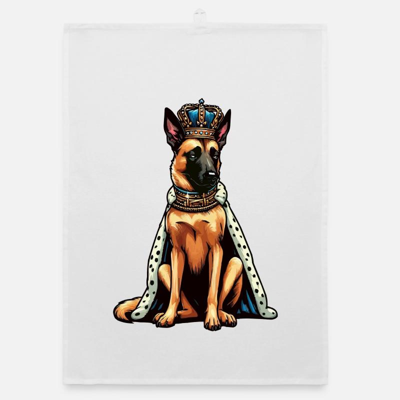 Malinois Belgian Shepherd Malinois Owner Organic dish towel
