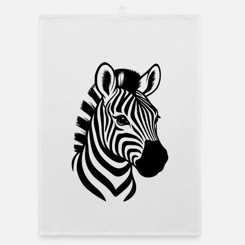 Zebra Head - Zebra Organic dish towel