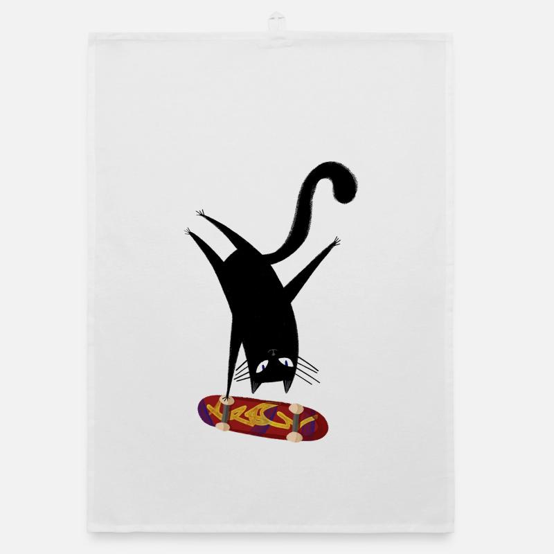Skateboard pour chat Torchon bio