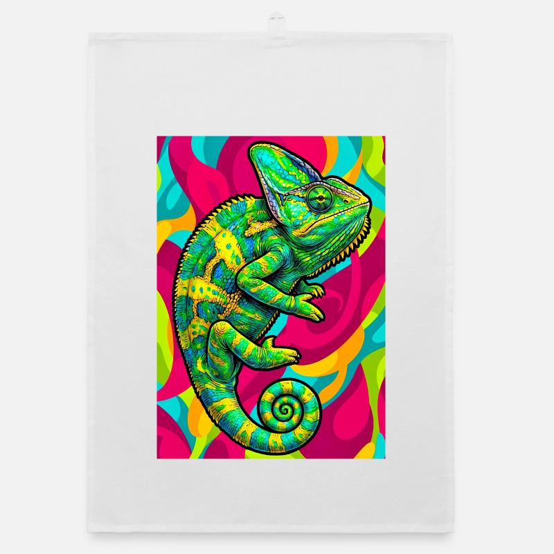 chameleon Organic dish towel