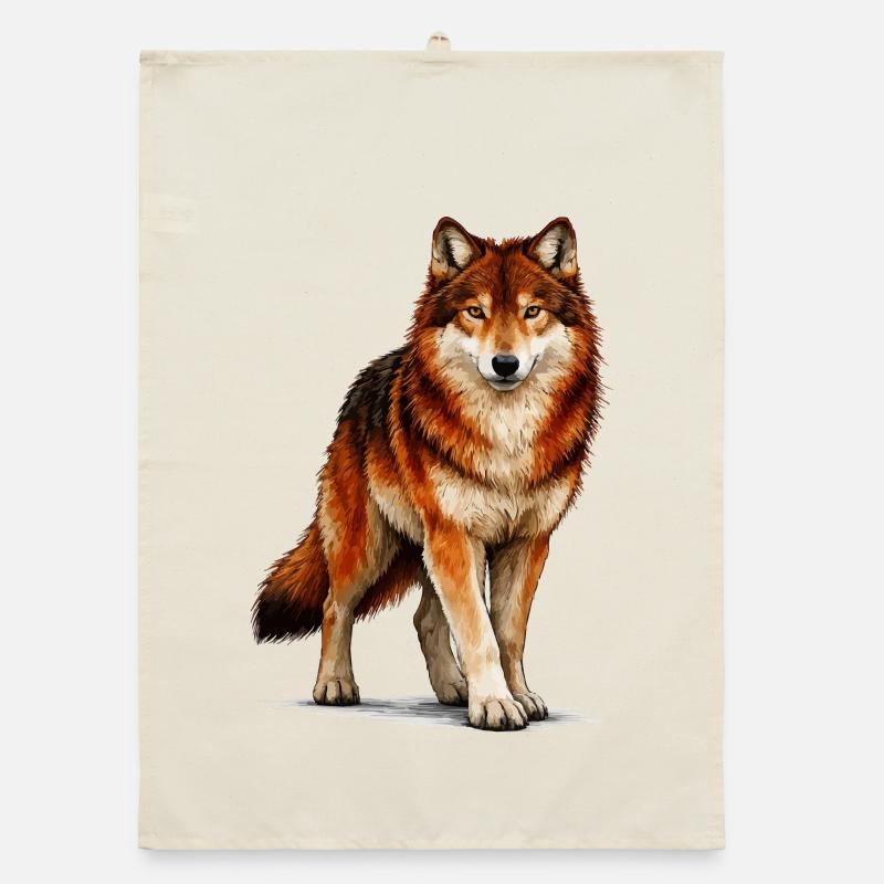 Wolf Organic dish towel