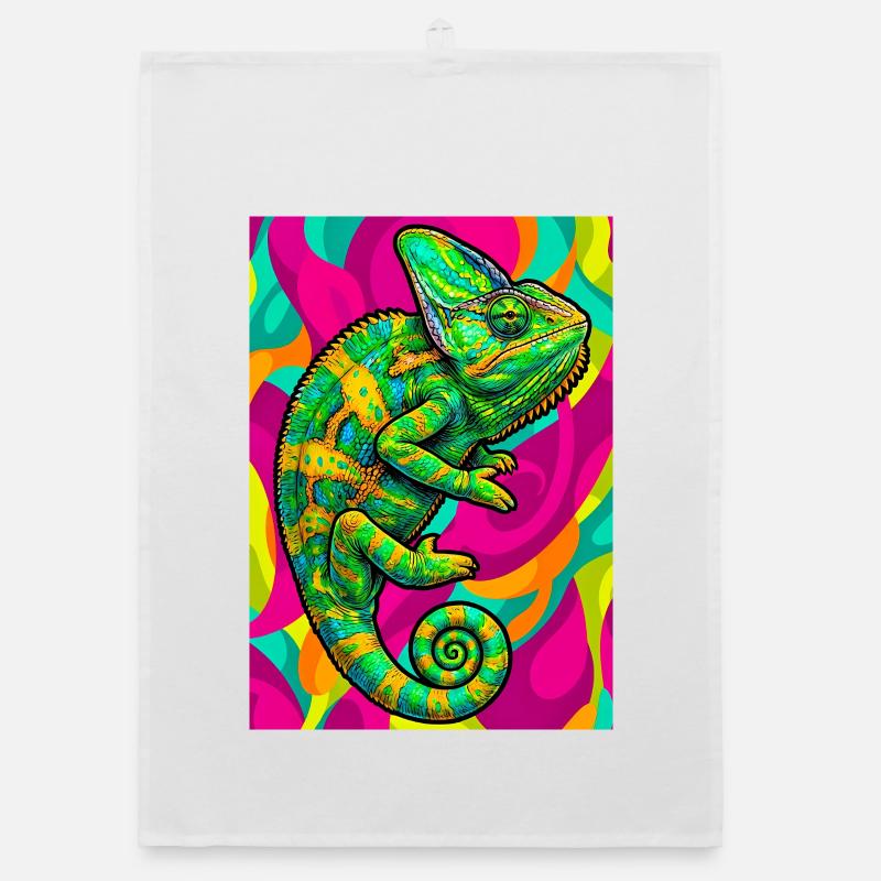 chameleon Organic dish towel