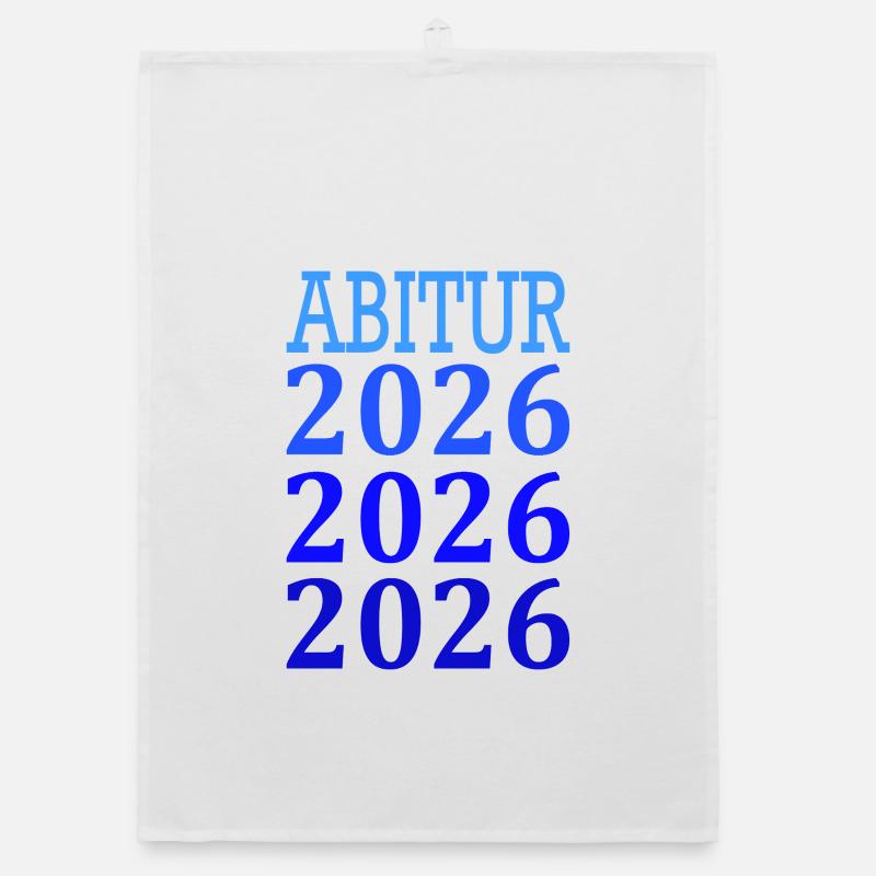 Abitur 2026 Spruch Organic Geschirrtuch
