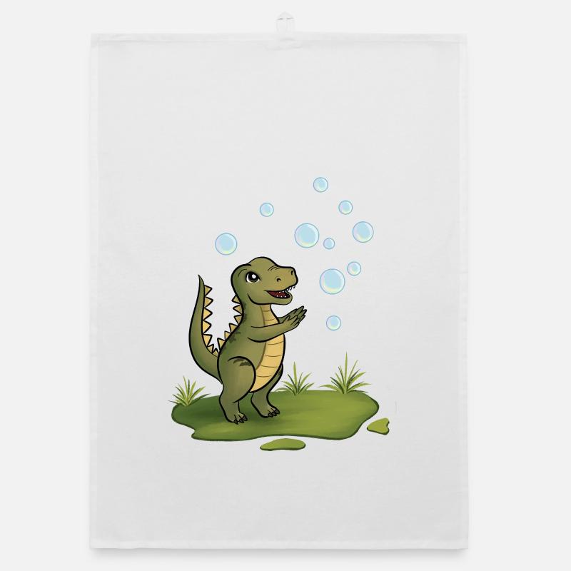 Dino bubble magic Organic dish towel