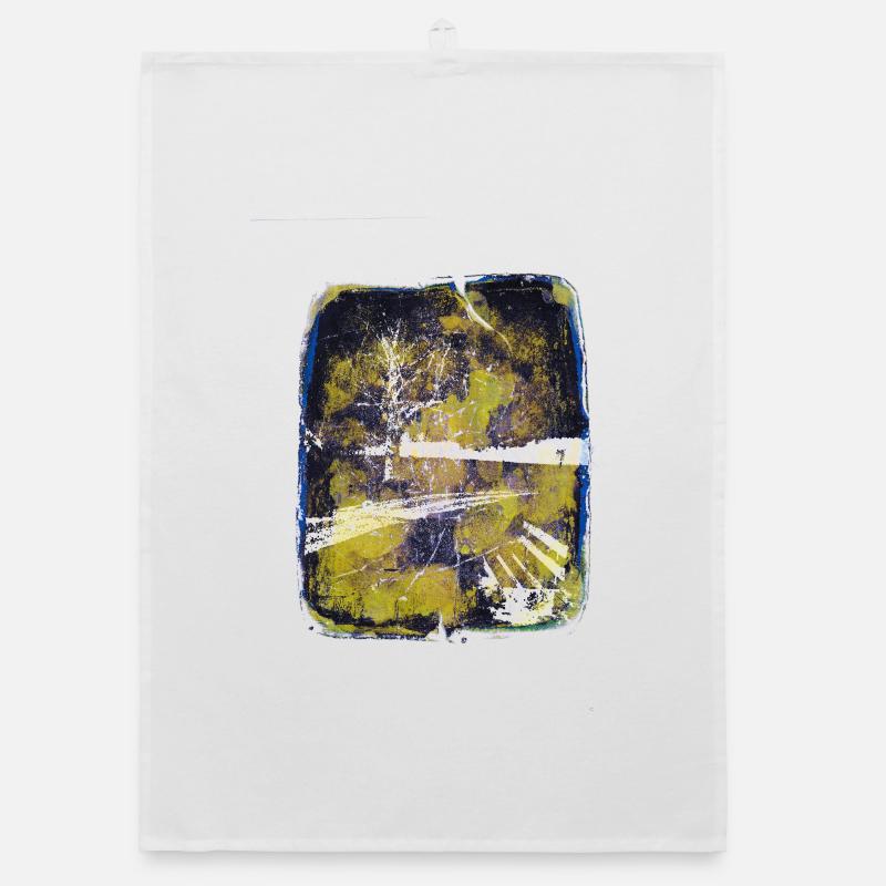 Bench with lime tree Organic dish towel