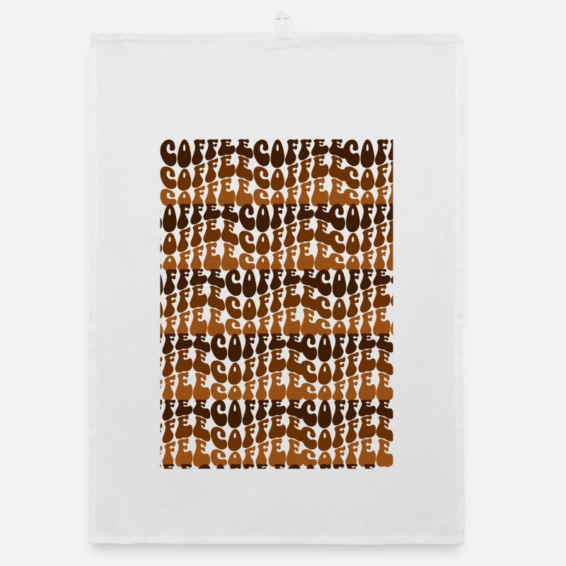 coffee coffee coffee Organic Geschirrtuch