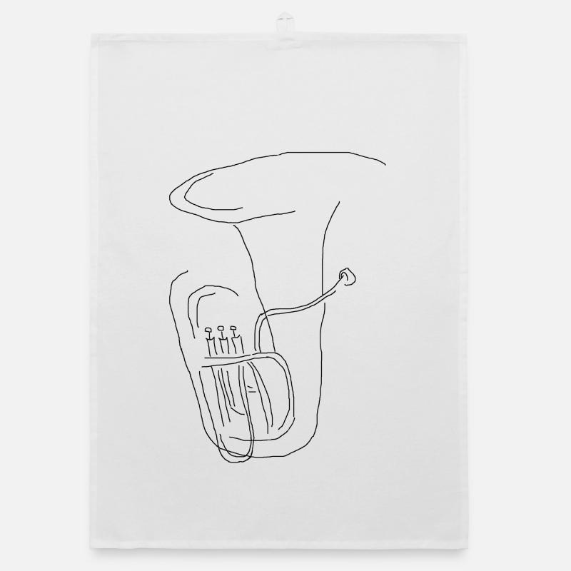 Tuba - Organic Geschirrtuch - Weiß