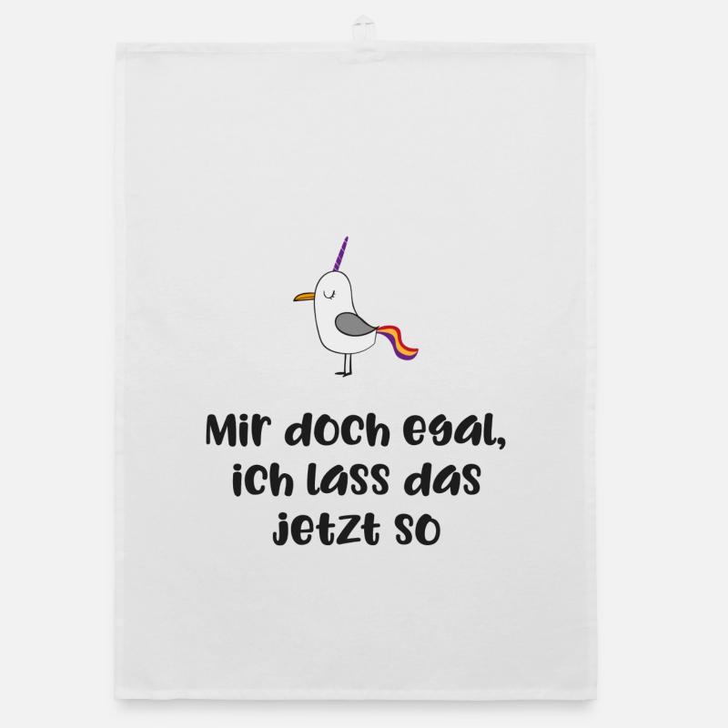 lustiger Spruch Organic Geschirrtuch