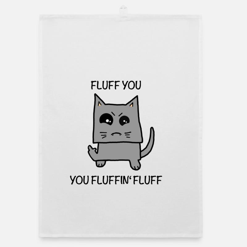 Fluffy - peluche vous Torchon bio