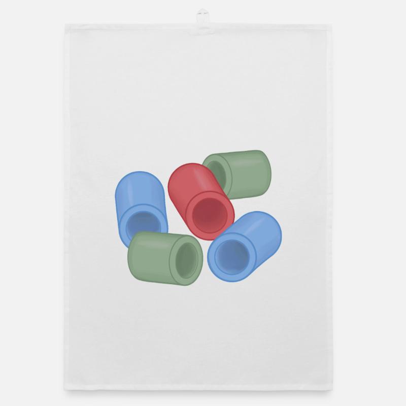 Abstract Color Capsules Ironing Beads Organic dish towel