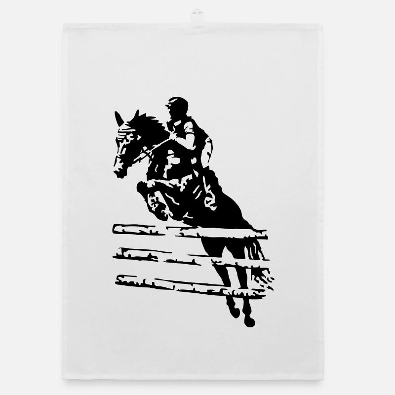 Cavalier de saut d’obstacles Torchon bio