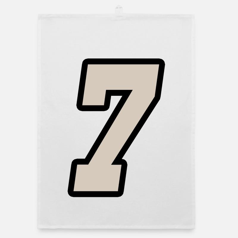 Nummer sieben 7 Organic Geschirrtuch