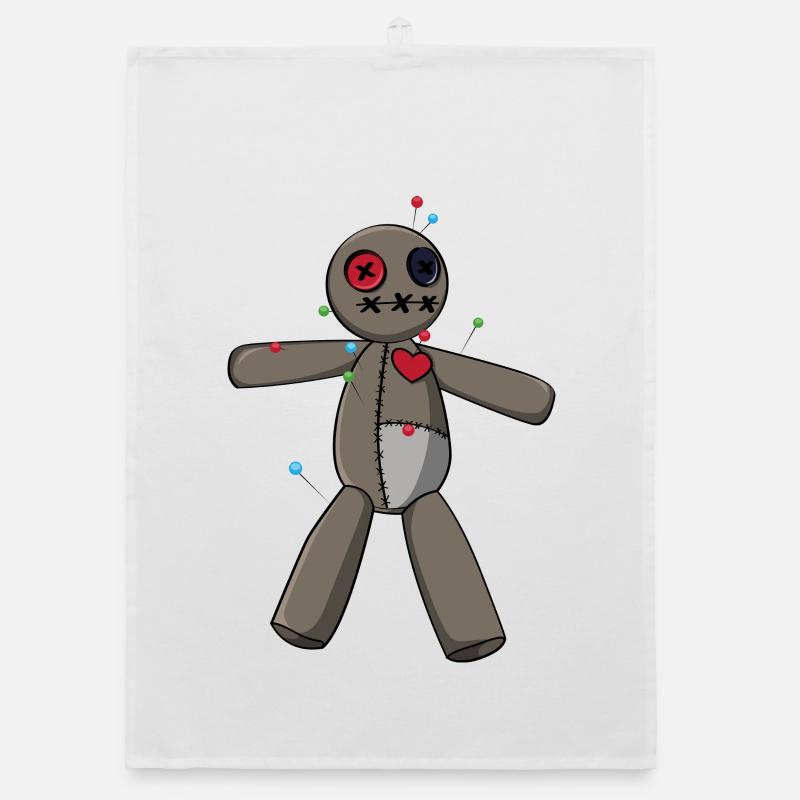 Phasmophobia Voodoo Puppe Organic Geschirrtuch