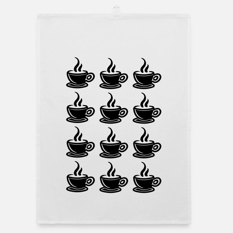 Kaffee Organic Geschirrtuch