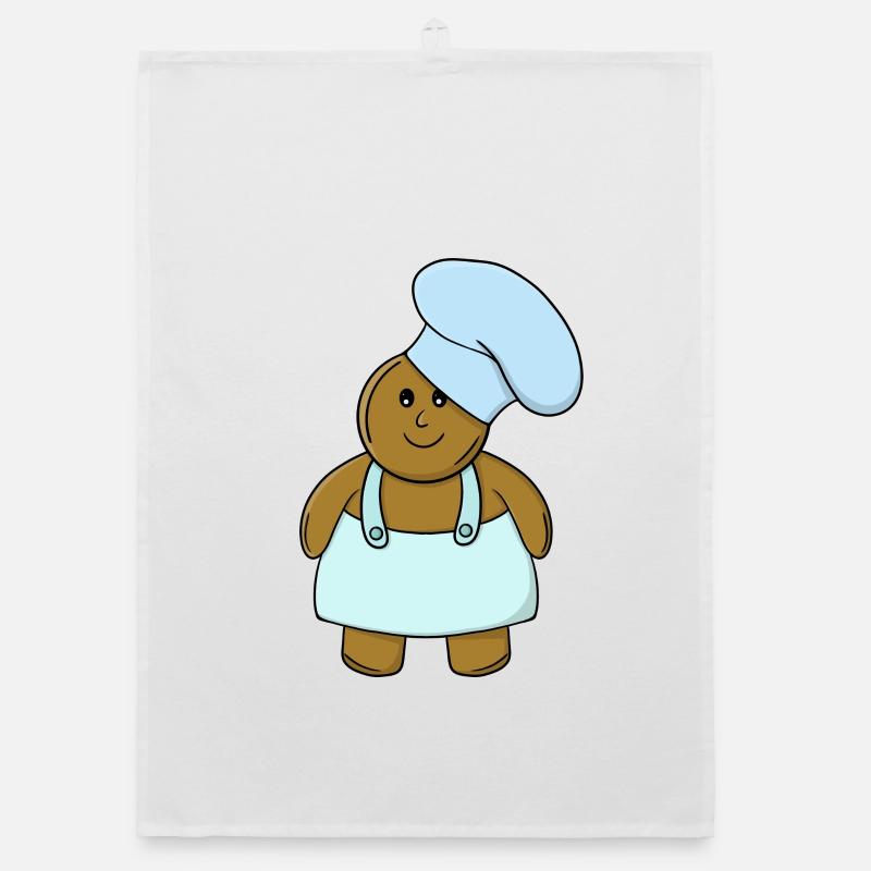 Baker's Gingerbread Cookie Organic dish towel