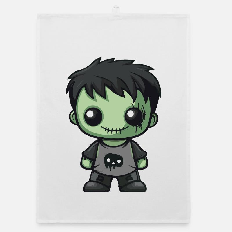 Bande dessinée de zombies Torchon bio