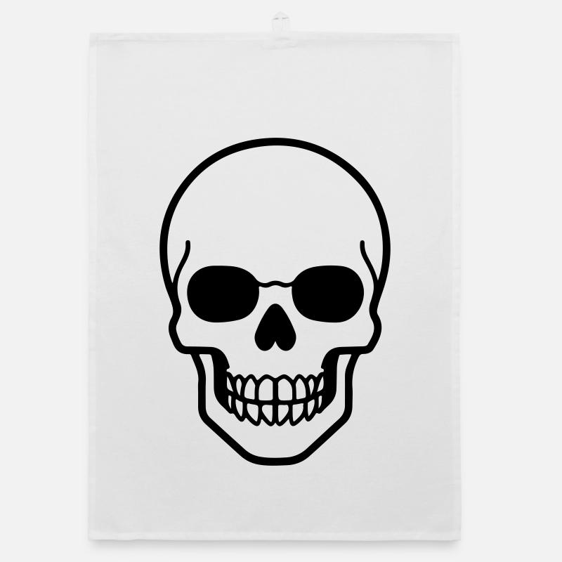 Bande dessinée squelette Torchon bio