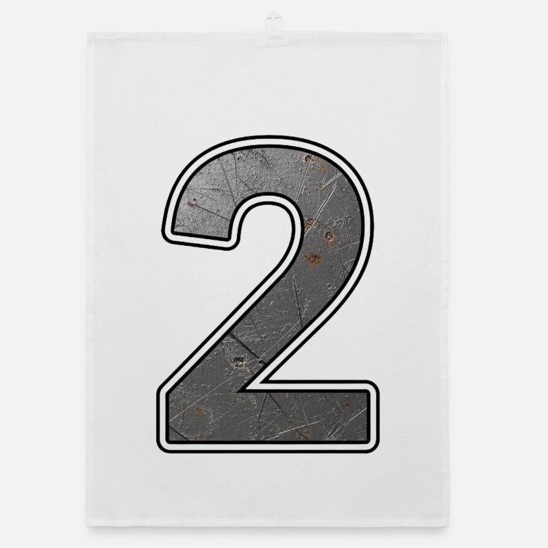 Deux Metal Texture Scratch Art Torchon bio