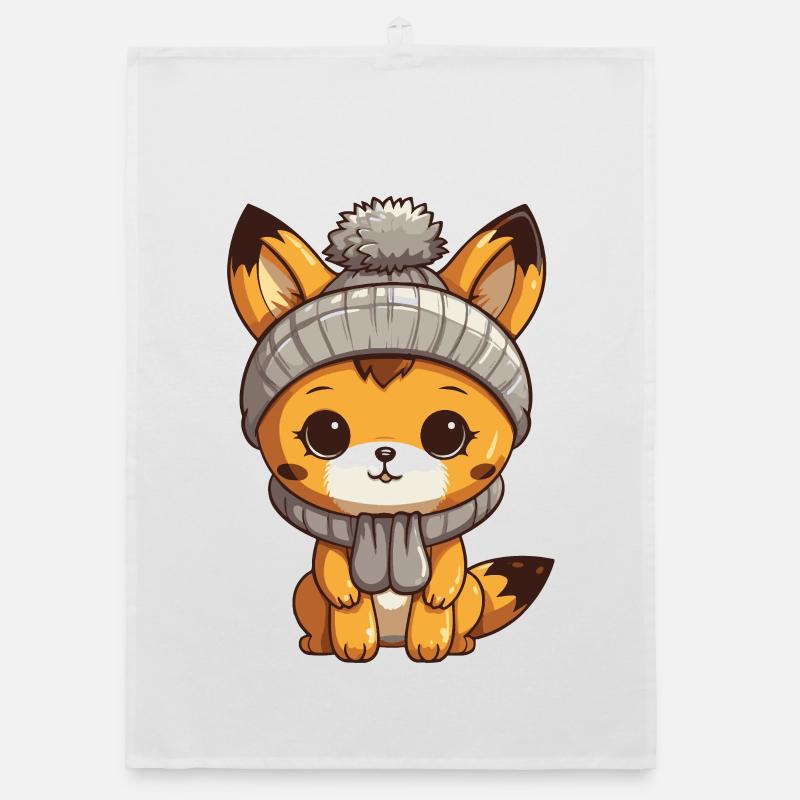 Bande dessinée d’hiver Fox Torchon bio