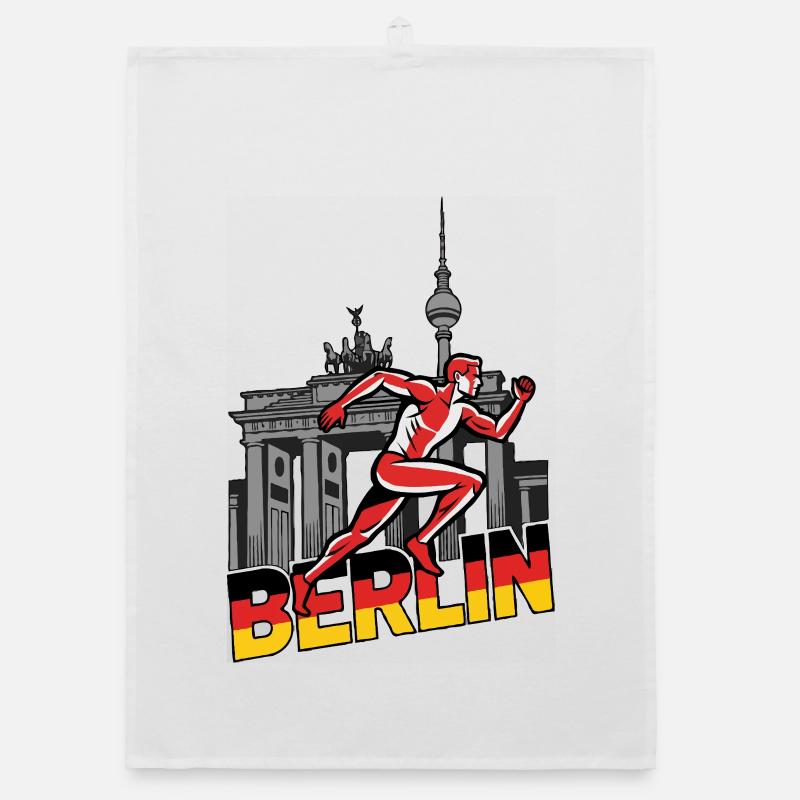 Berlin sprint runner Organic dish towel