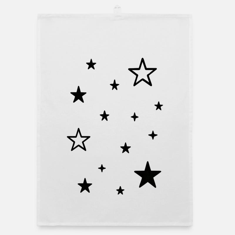 Conception du motif de diffusion d’étoiles Torchon bio