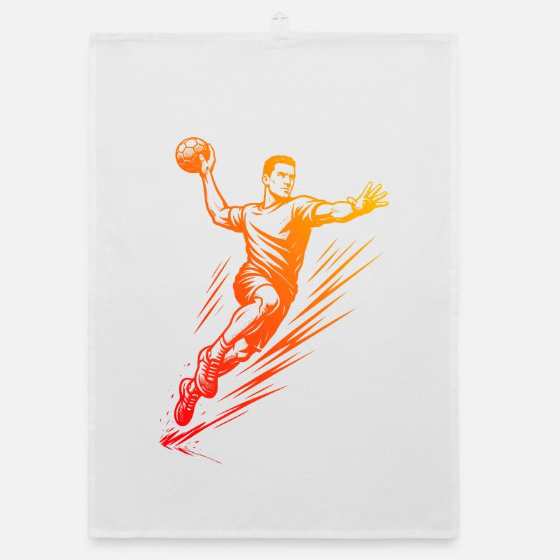 In a nutshell, men's handball Organic dish towel