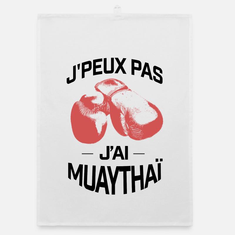 J'PEUX PAS J'AI MUAYTHAI Torchon bio