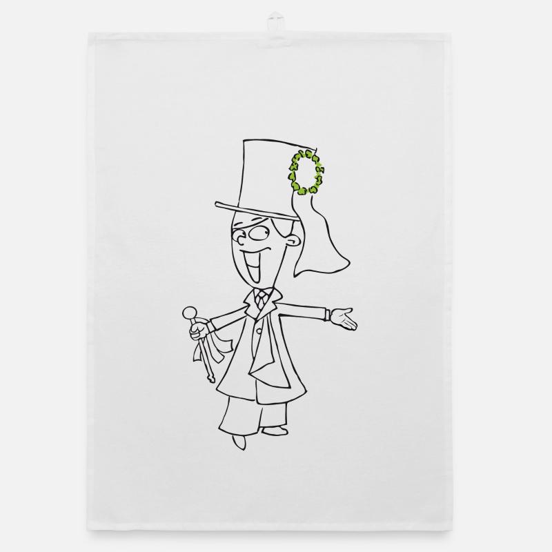 SERBSKI BRAŠKA - contour - Organic dish towel