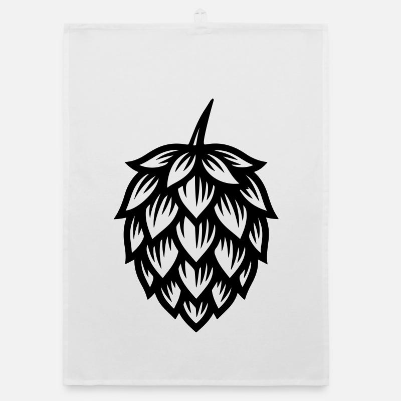 Symbole du houblon Torchon bio