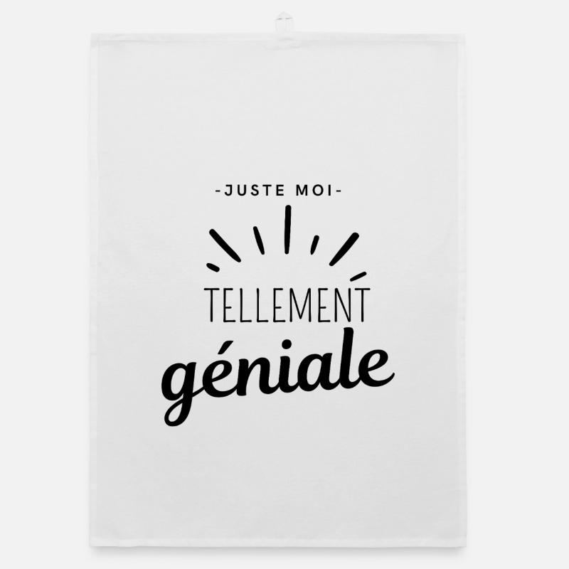 Awesome text Organic dish towel