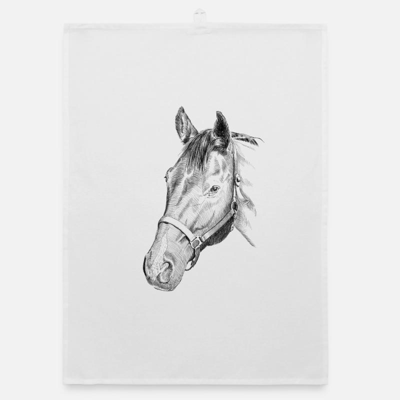 Horse Organic dish towel