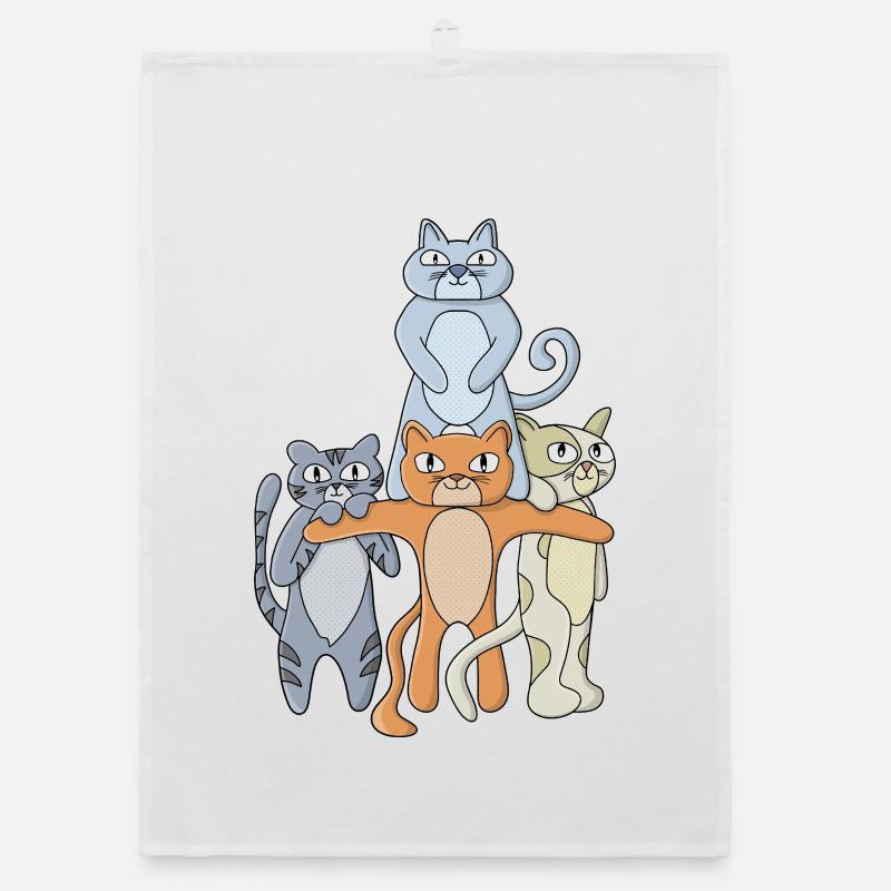 Die großartigen Katzen Organic Geschirrtuch