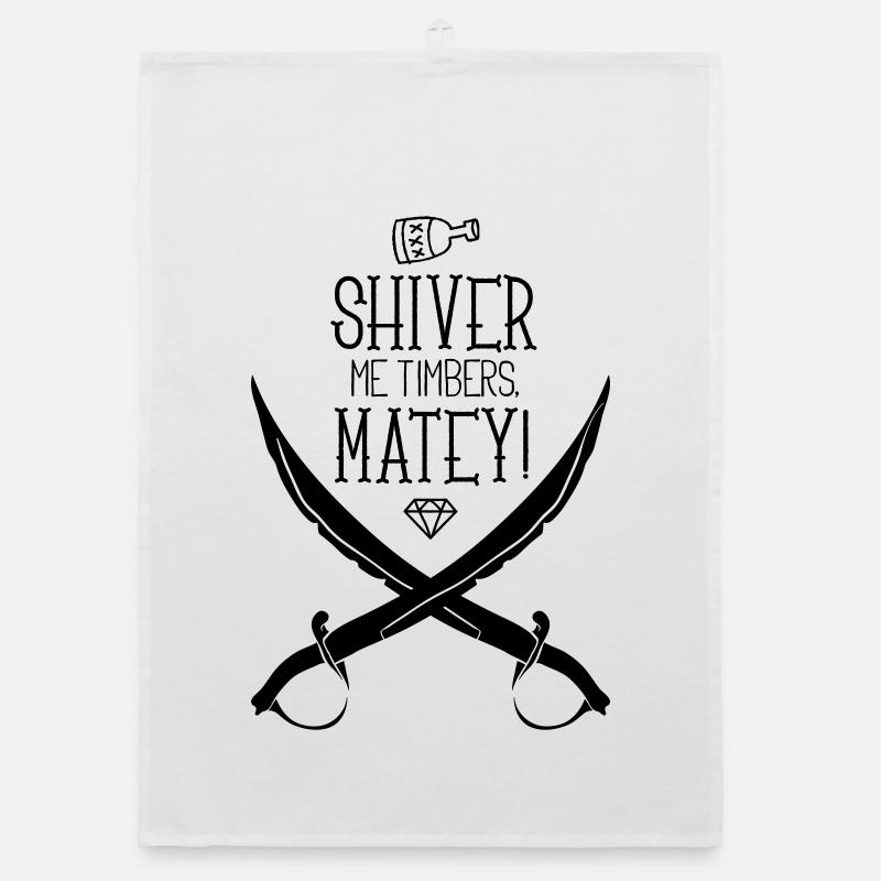 Illustration Featuring Pirate-Themed Design Swords Torchon bio