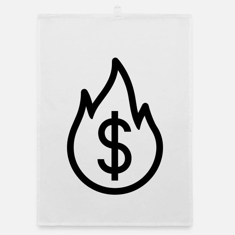 Argent qui Brûle Torchon bio