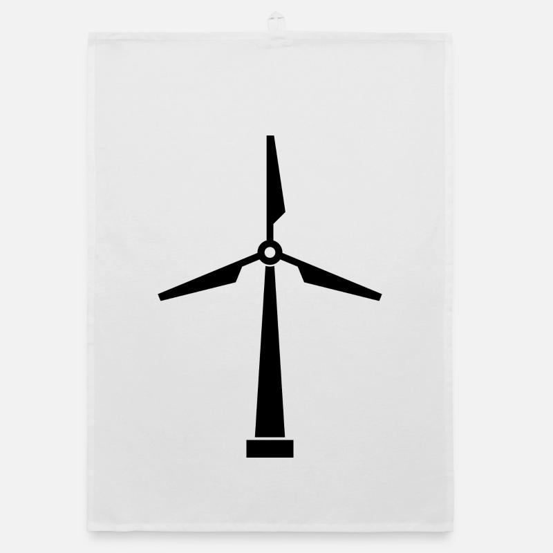 Wind turbine Organic dish towel