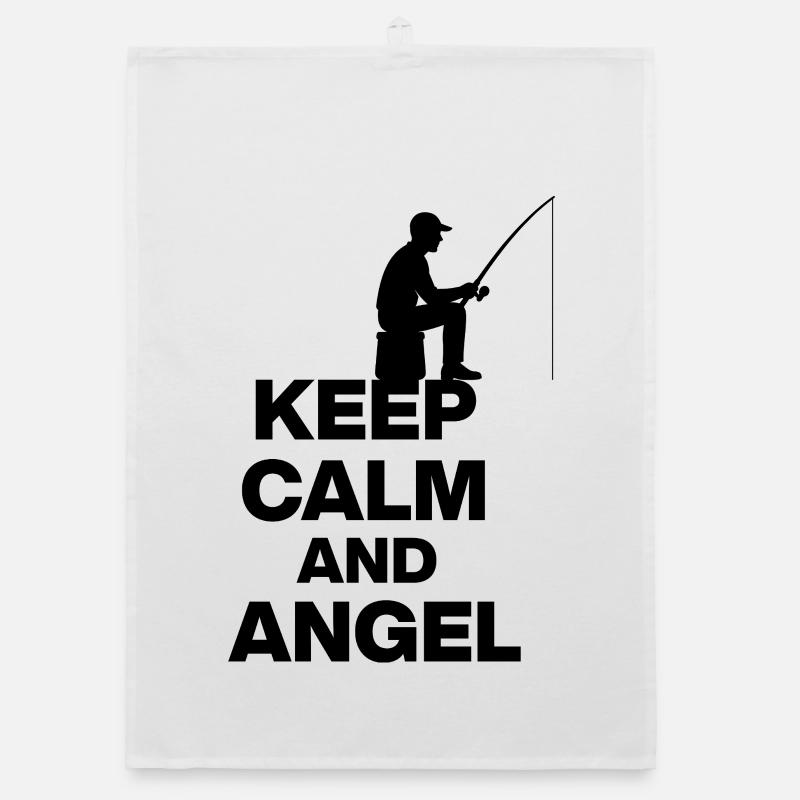 RESTEZ CALMES ET EN POSITION D’ANGLE ! ANGLER REST noir Torchon bio