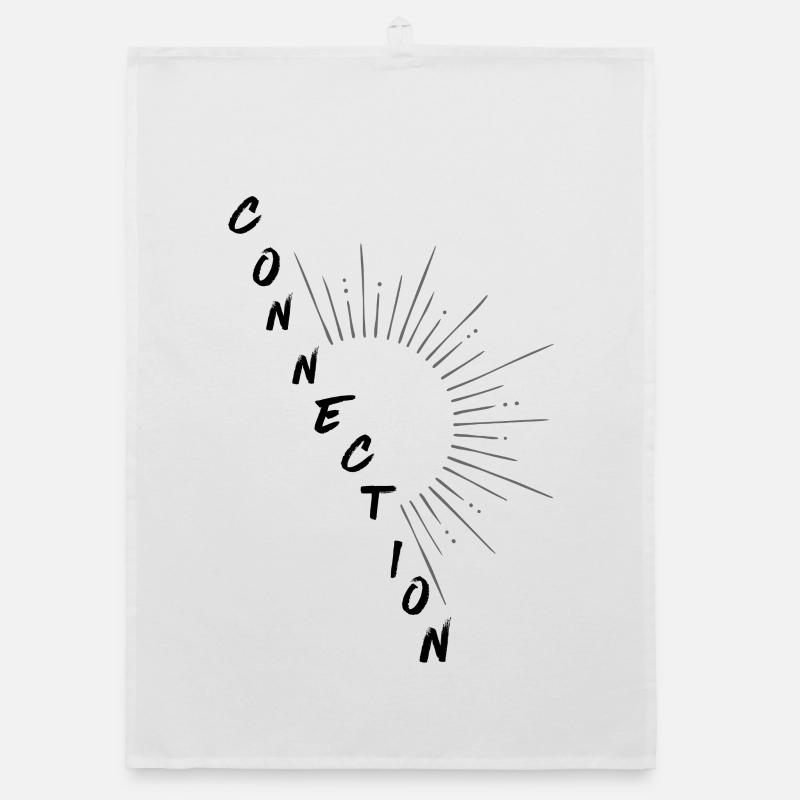 CONNECTION – Dein Leuchten im Universum Organic Geschirrtuch