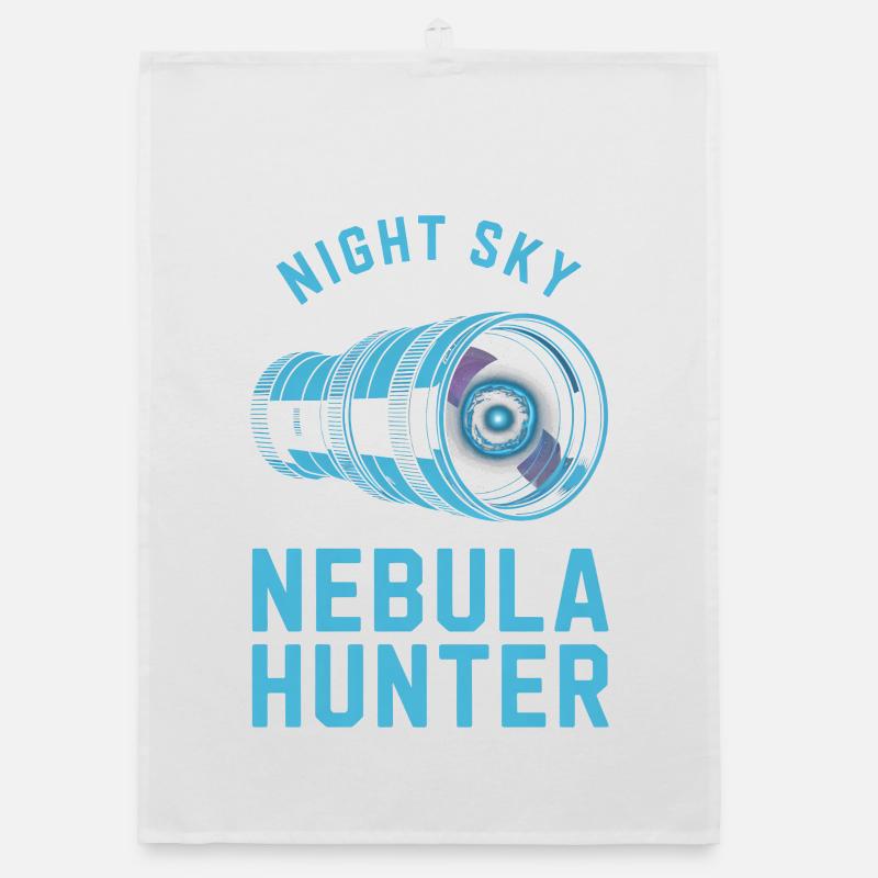 Nebula Hunter Night Sky Teleskop Organic Geschirrtuch