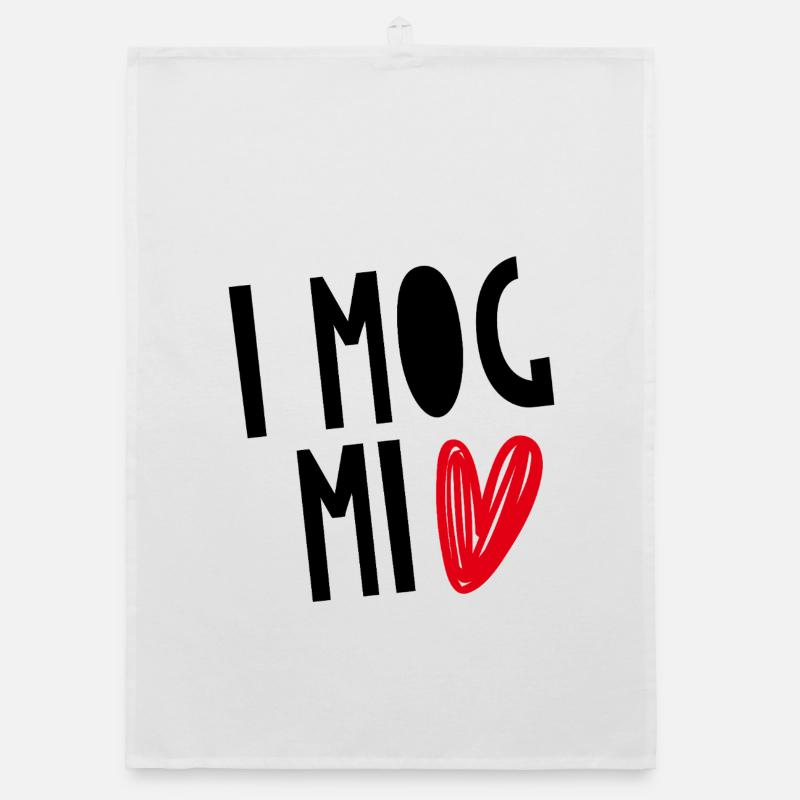 « JE MOG MI » Torchon bio