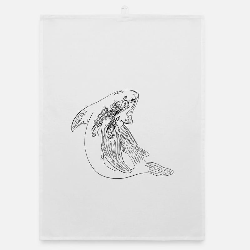 Baleine unique Torchon bio