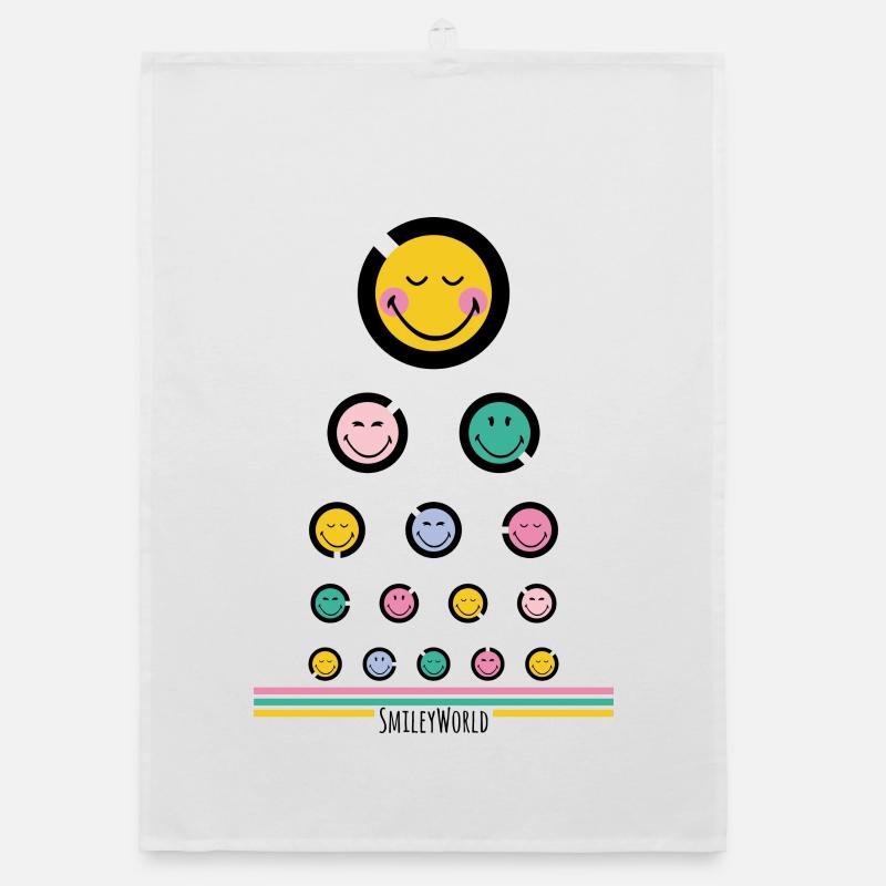 Eye test Happy Organic dish towel