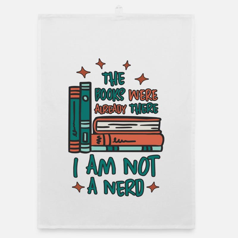 Bücher Wurm Organic Geschirrtuch