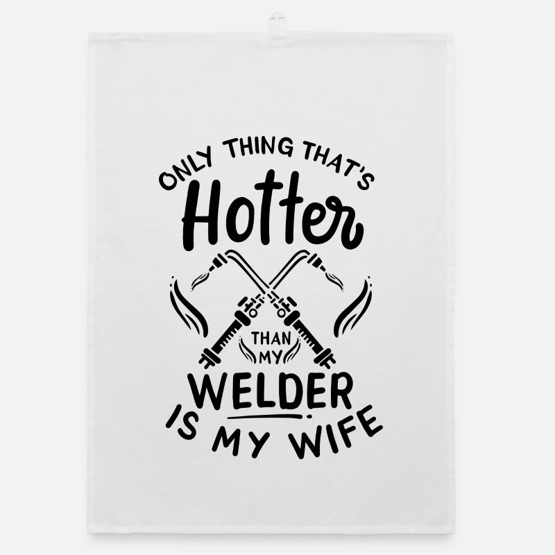 Schweißer Ehemann Organic Geschirrtuch