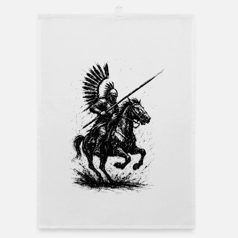 Hussars as Pride Organic dish towel